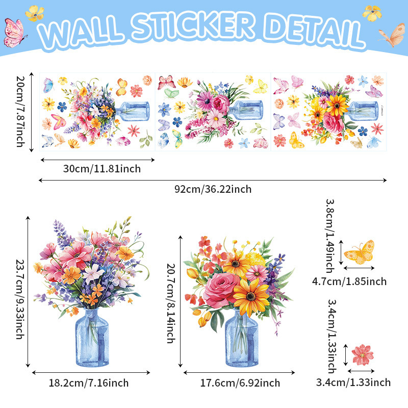 Колибри стъклен прозорец стикер, самозалепящ, водоустойчив PVC, 1 бр., симпатични животни, за дневна и спалня