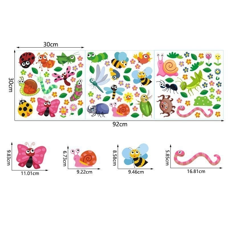 Колибри стъклен прозорец стикер, самозалепящ, водоустойчив PVC, 1 бр., симпатични животни, за дневна и спалня