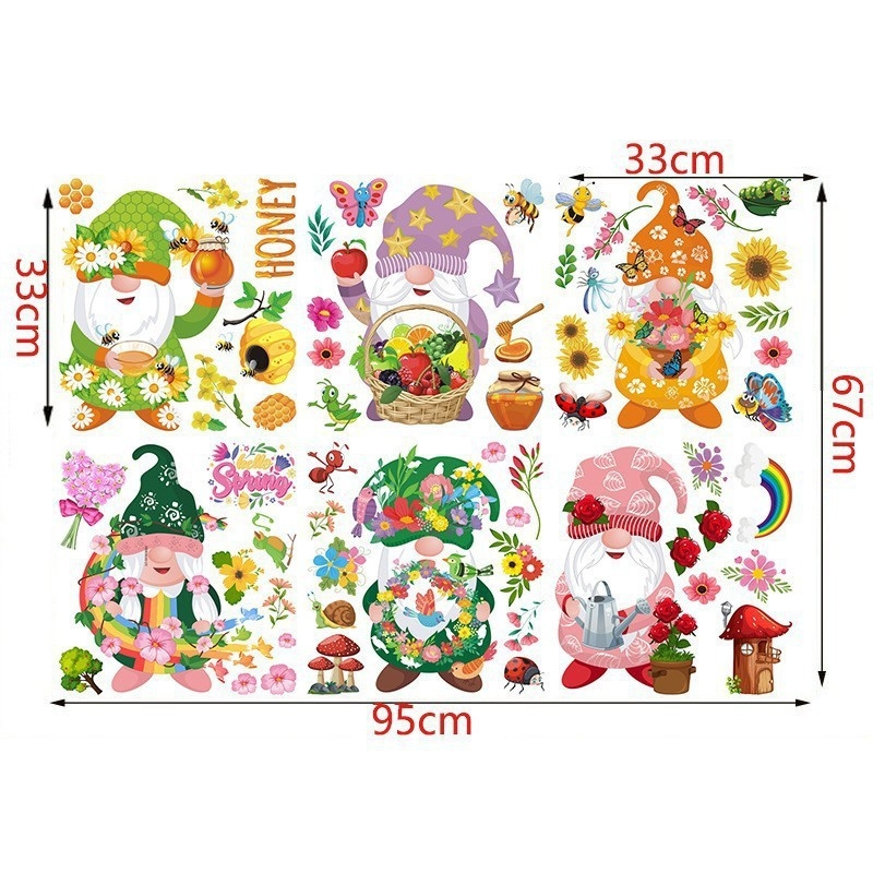 Колибри стъклен прозорец стикер, самозалепящ, водоустойчив PVC, 1 бр., симпатични животни, за дневна и спалня