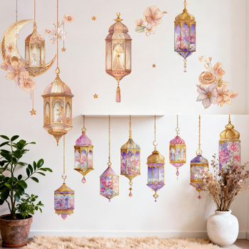 Стенно стикер – PVC материал, водоустойчив, самозалепващ, модел сладки животни, подходящ за дневна и спалня