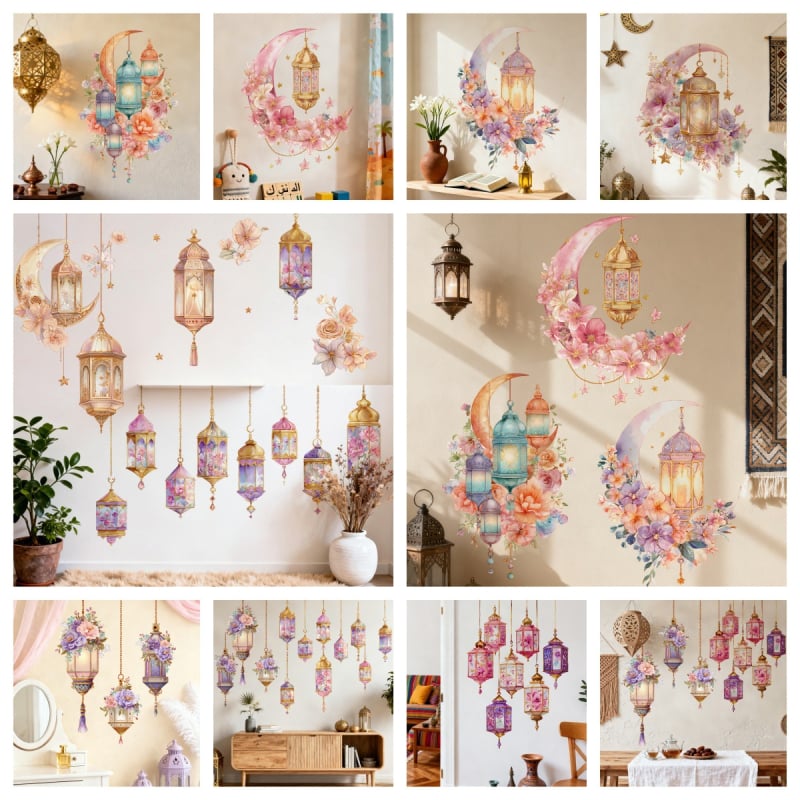 Стенно стикер – PVC материал, водоустойчив, самозалепващ, модел сладки животни, подходящ за дневна и спалня