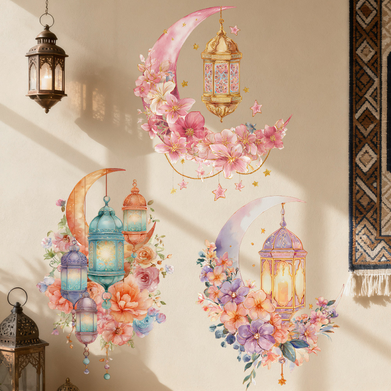 Стенно стикер – PVC материал, водоустойчив, самозалепващ, модел сладки животни, подходящ за дневна и спалня