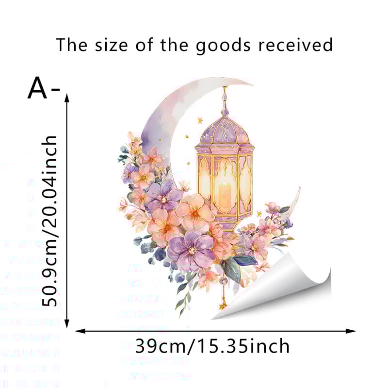 Стенно стикер – PVC материал, водоустойчив, самозалепващ, модел сладки животни, подходящ за дневна и спалня