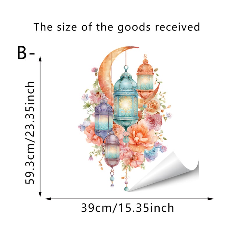 Стенно стикер – PVC материал, водоустойчив, самозалепващ, модел сладки животни, подходящ за дневна и спалня