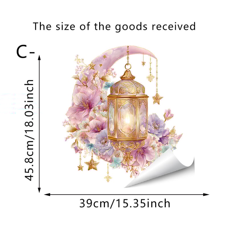 Стенно стикер – PVC материал, водоустойчив, самозалепващ, модел сладки животни, подходящ за дневна и спалня