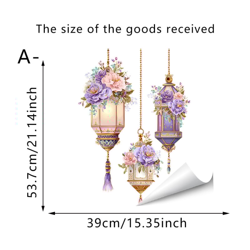 Стенно стикер – PVC материал, водоустойчив, самозалепващ, модел сладки животни, подходящ за дневна и спалня