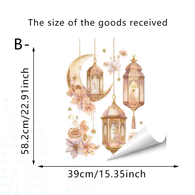 Стенно стикер – PVC материал, водоустойчив, самозалепващ, модел сладки животни, подходящ за дневна и спалня