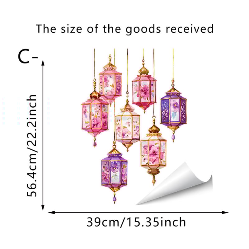 Стенно стикер – PVC материал, водоустойчив, самозалепващ, модел сладки животни, подходящ за дневна и спалня