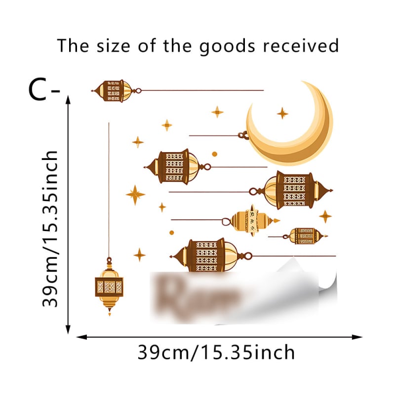 Стенно стикер – PVC материал, водоустойчив, самозалепващ, модел сладки животни, подходящ за дневна и спалня