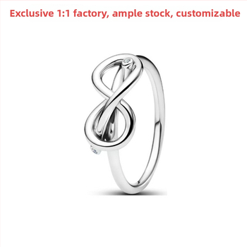 Unisex 925 sidabro žiedas su geometriniu dizainu ir cirkonija, lengvas prabangos stilius