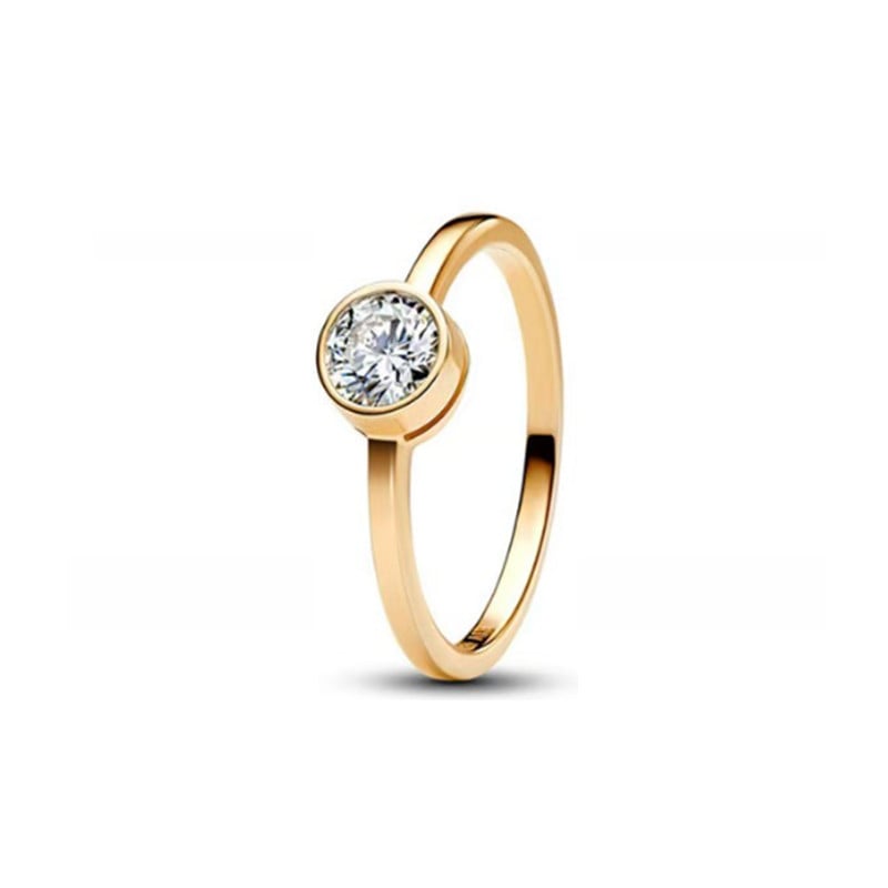 Unisex 925 sidabro žiedas su geometriniu dizainu ir cirkonija, lengvas prabangos stilius