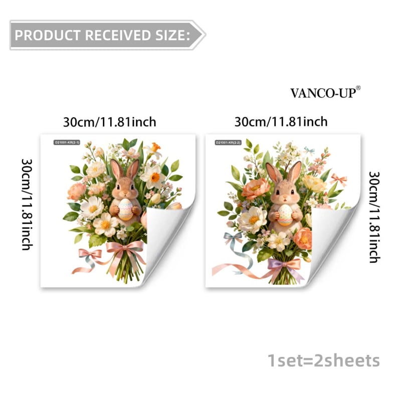 Стенно PVC стикер за украса с мили животни мотив, графити стил, 1 бр