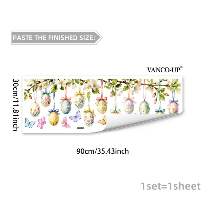 Стенно PVC стикер за украса с мили животни мотив, графити стил, 1 бр