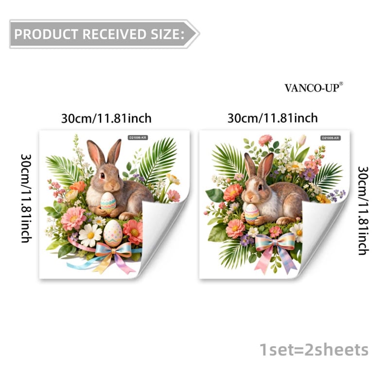 Стенно PVC стикер за украса с мили животни мотив, графити стил, 1 бр