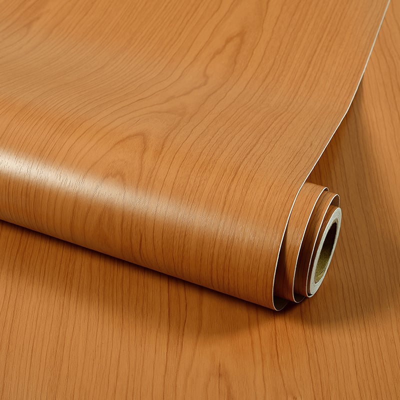 Стенен стикер PVC — имитация дървесен модел, водоустойчив декоративен, 1 бр., за хол, спалня, кабинет, ресторант