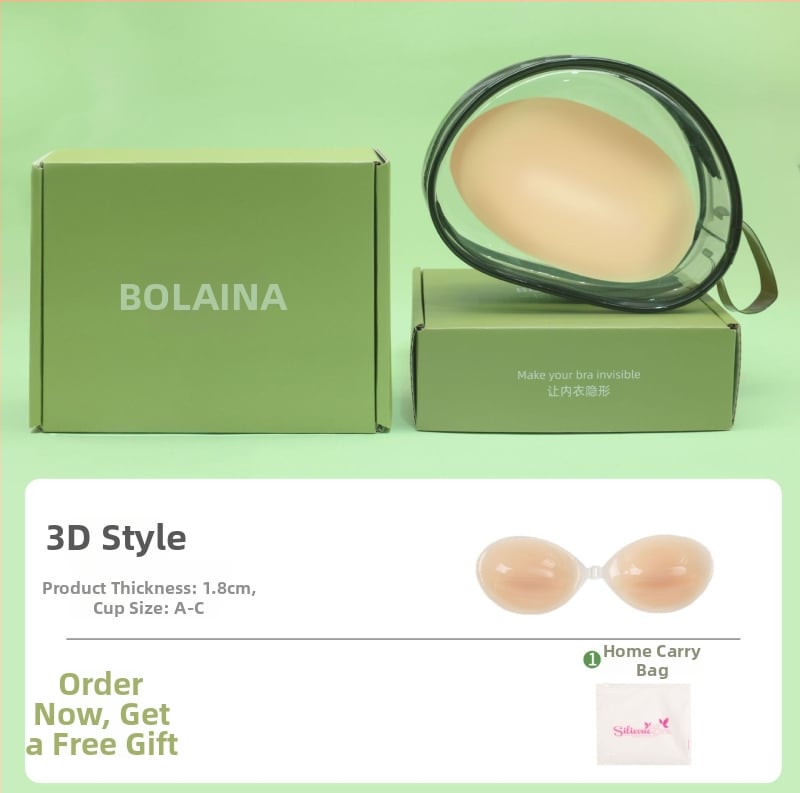 Szilikon melltapasz – gyűjtés, láthatatlan, pánt nélkül; kör alakú mellbimbó forma, átlátszó fényes felület, normál vastagság