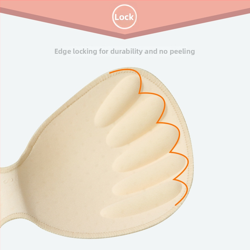 Hubka z peny, jednovrstvová vložka do športovej podprsenky — bezšvová, hrubšia, priedušná, zvýrazňuje dekolt