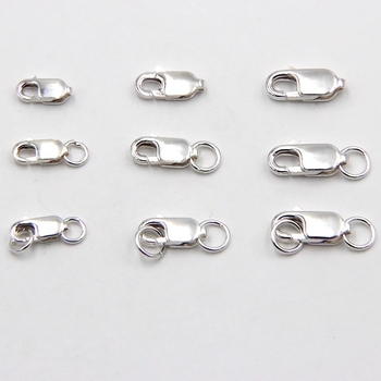 Încuietoare pentru bijuterii din argint 925 pur – buton pătrat, electroplating, stil chinezesc nou