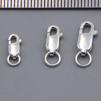 Încuietoare pentru bijuterii din argint 925 pur – buton pătrat, electroplating, stil chinezesc nou