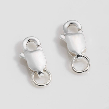 Încuietoare pentru bijuterii din argint 925 pur – buton pătrat, electroplating, stil chinezesc nou