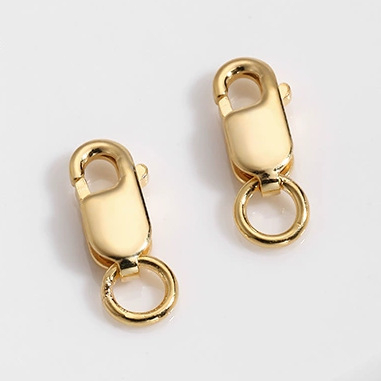 Încuietoare pentru bijuterii din argint 925 pur – buton pătrat, electroplating, stil chinezesc nou