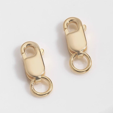 Încuietoare pentru bijuterii din argint 925 pur – buton pătrat, electroplating, stil chinezesc nou