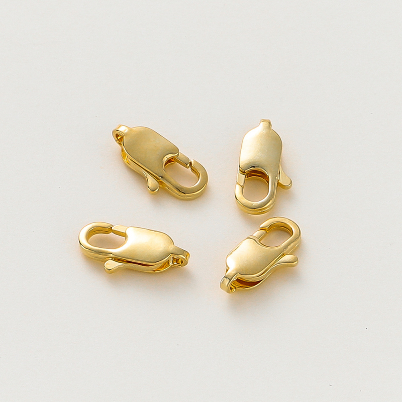 Încuietoare pentru bijuterii din argint 925 pur – buton pătrat, electroplating, stil chinezesc nou