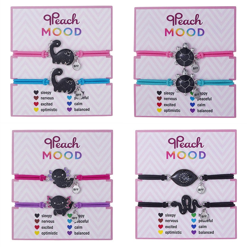 Детска гривна от сплав с термочувствителен цвят и анимационен принт, марка Yiran