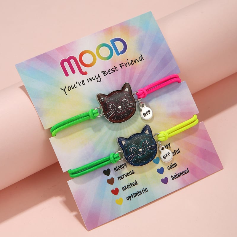 Детска гривна от сплав с термочувствителен цвят и анимационен принт, марка Yiran