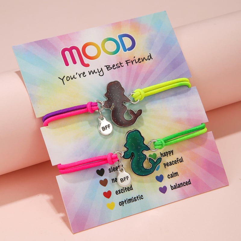 Детска гривна от сплав с термочувствителен цвят и анимационен принт, марка Yiran