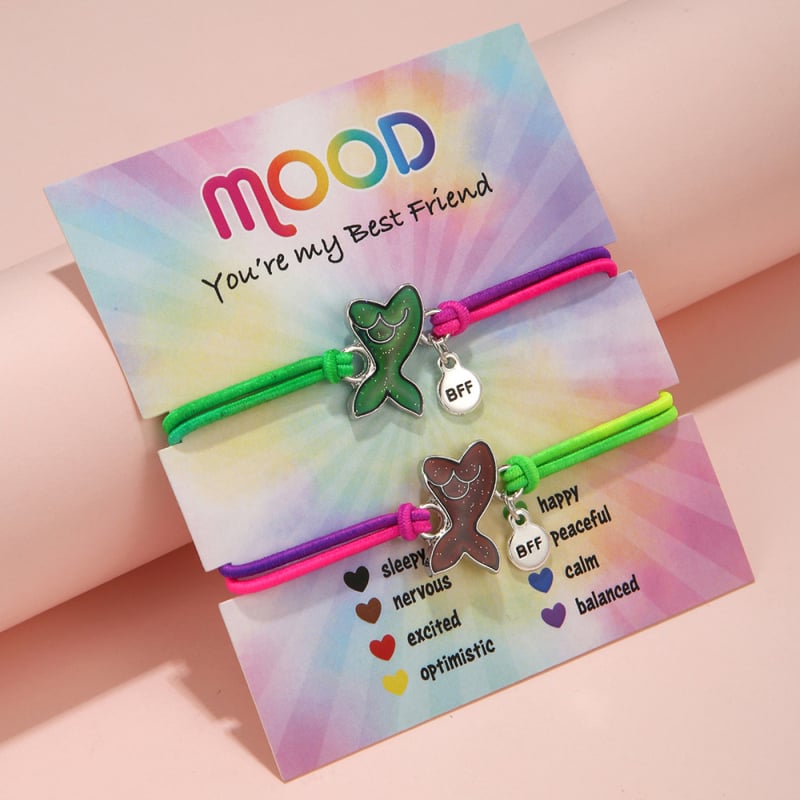 Детска гривна от сплав с термочувствителен цвят и анимационен принт, марка Yiran