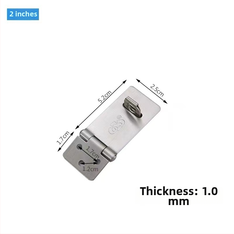 Pin tipo durų užraktas iš nerūdijančio plieno, užrakinimo plokštė, paviršinis montavimas, šiuolaikinis minimalistinis stilius