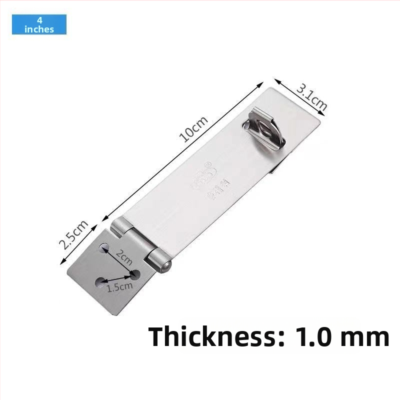 Pin tipo durų užraktas iš nerūdijančio plieno, užrakinimo plokštė, paviršinis montavimas, šiuolaikinis minimalistinis stilius