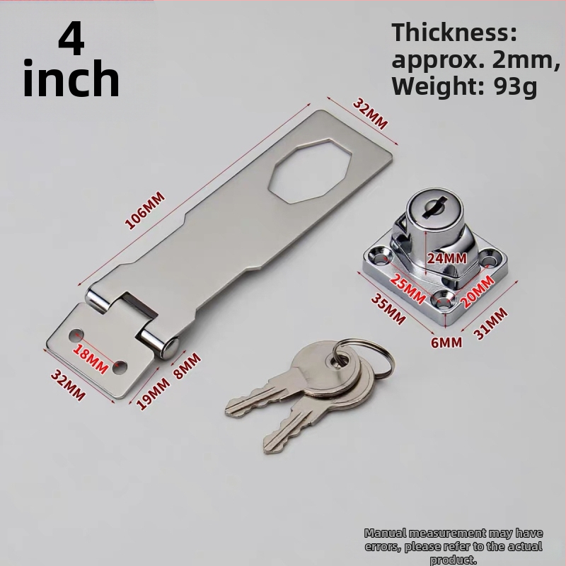 Pin tipo durų užraktas iš nerūdijančio plieno, užrakinimo plokštė, paviršinis montavimas, šiuolaikinis minimalistinis stilius