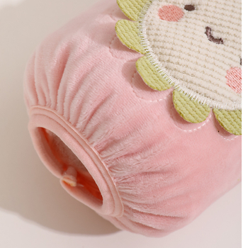 Gyerekeknek készült Cartoon meleg karvédők – szennyeződés ellen velúr anyagból, hímzett, uniszex, 0–8 éveseknek, melegen tartják