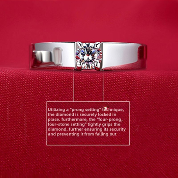 Žiedas iš 925 sidabro, U formos dizainas, poliruota elektroplakavimo danga, prekinis ženklas Unique, saldus stilius