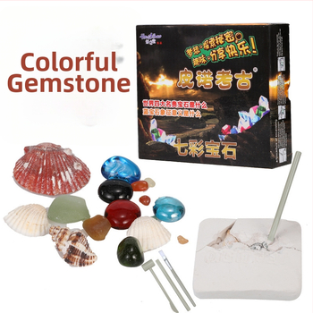 Археологическа игра за разкопки с гипсови камъни Pinot Archaeology (Произход: Zhejiang, Китай; Възраст: 7–14 години; Материал: гипс)