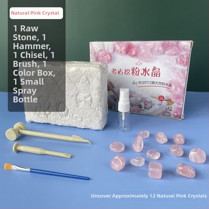 Археологическа игра за разкопки с гипсови камъни Pinot Archaeology (Произход: Zhejiang, Китай; Възраст: 7–14 години; Материал: гипс)