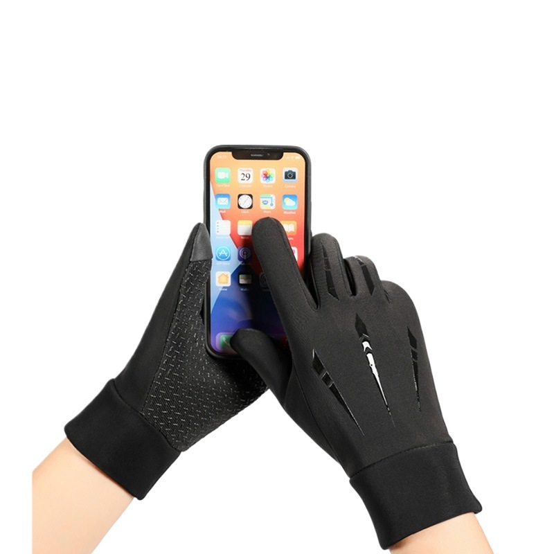 Dviračių pirštinės - unisex, suaugusieji, medžiaga: šilkas su gėlių raštu, raštas 69850, pavasario sezonas