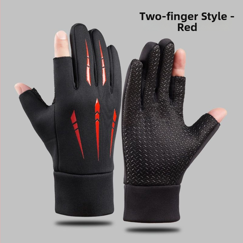 Dviračių pirštinės - unisex, suaugusieji, medžiaga: šilkas su gėlių raštu, raštas 69850, pavasario sezonas