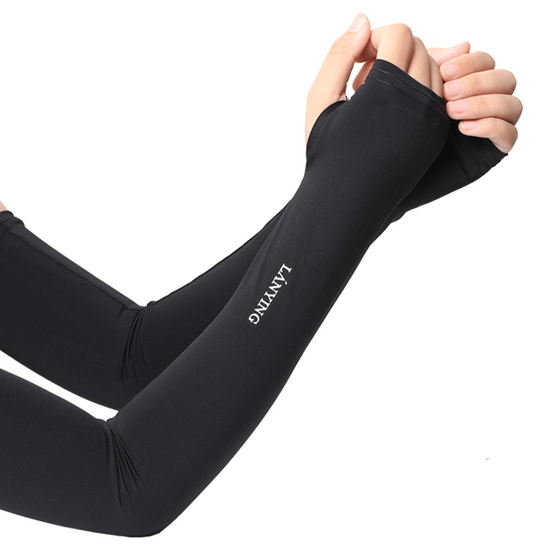 Слънцезащитни ръкави за възрастни — Ice Silk, UV защита, дишащи, леки, Полиестер 61–70%