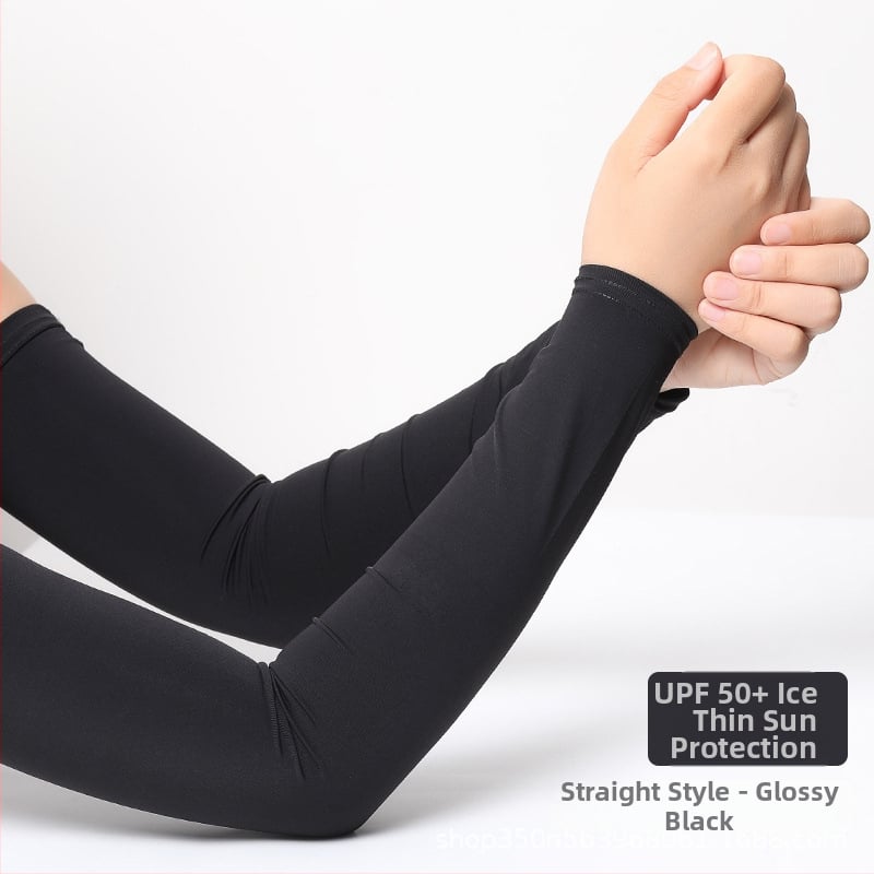 Слънцезащитни ръкави за възрастни — Ice Silk, UV защита, дишащи, леки, Полиестер 61–70%