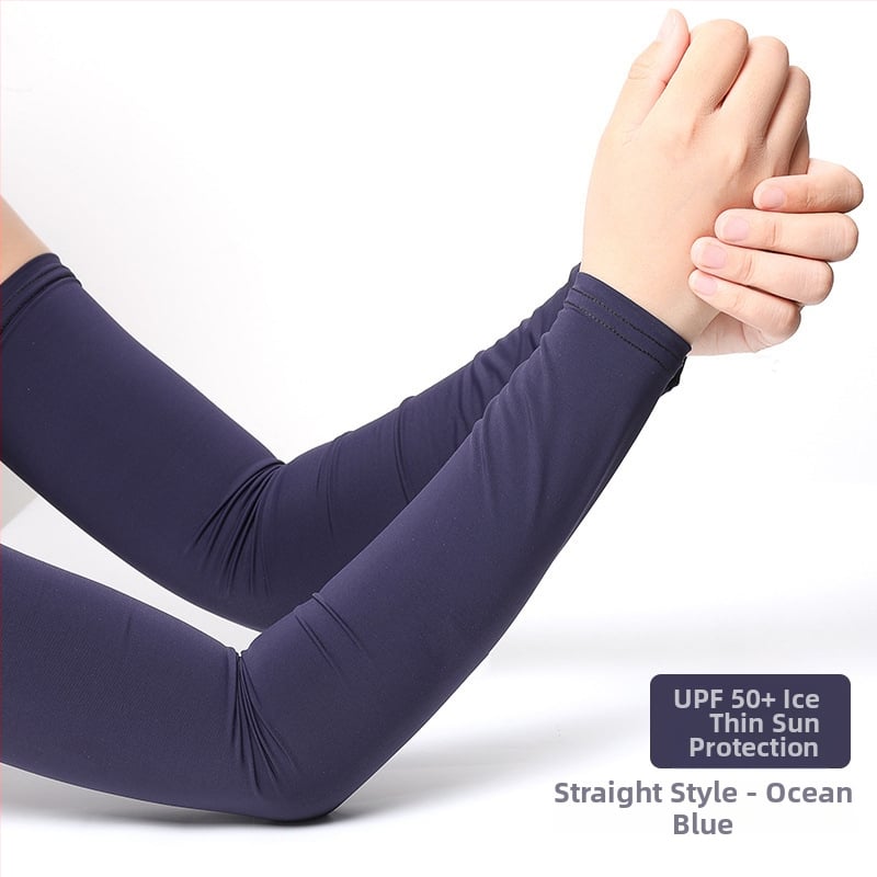 Слънцезащитни ръкави за възрастни — Ice Silk, UV защита, дишащи, леки, Полиестер 61–70%