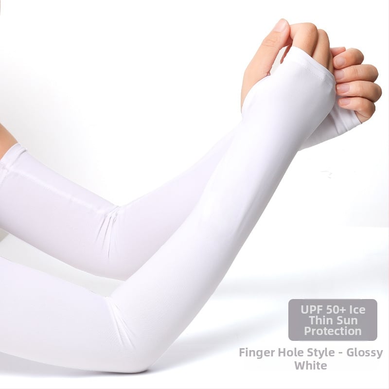 Слънцезащитни ръкави за възрастни — Ice Silk, UV защита, дишащи, леки, Полиестер 61–70%