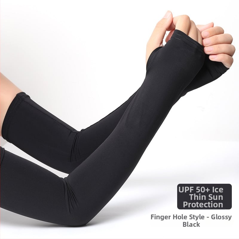 Слънцезащитни ръкави за възрастни — Ice Silk, UV защита, дишащи, леки, Полиестер 61–70%
