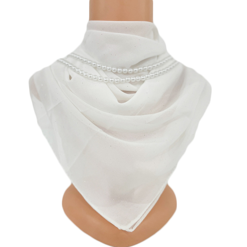 Chiffon négyszögletű sál - egész éves használatra, bemutató 2023 nyarán