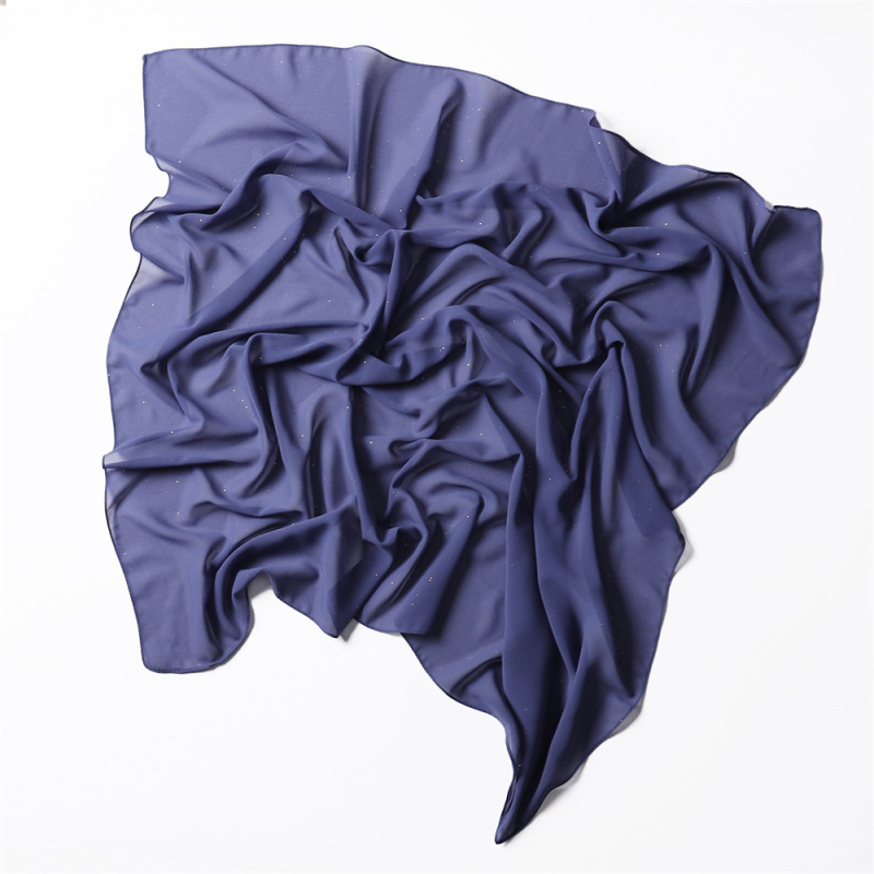 Chiffon négyszögletű sál - egész éves használatra, bemutató 2023 nyarán