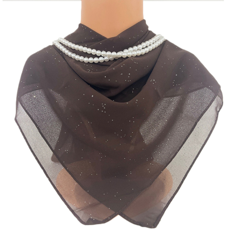 Chiffon négyszögletű sál - egész éves használatra, bemutató 2023 nyarán