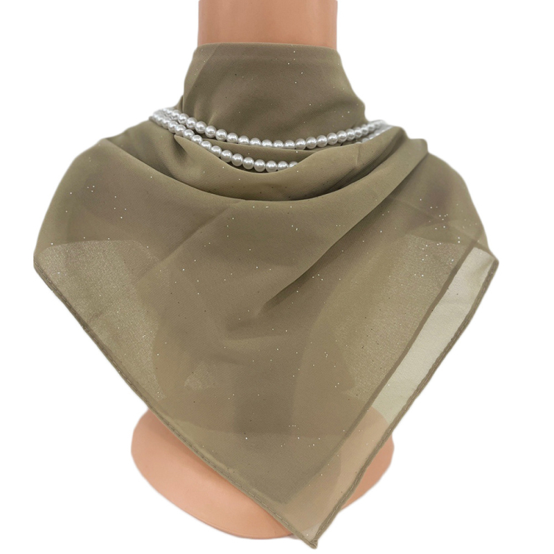 Chiffon négyszögletű sál - egész éves használatra, bemutató 2023 nyarán