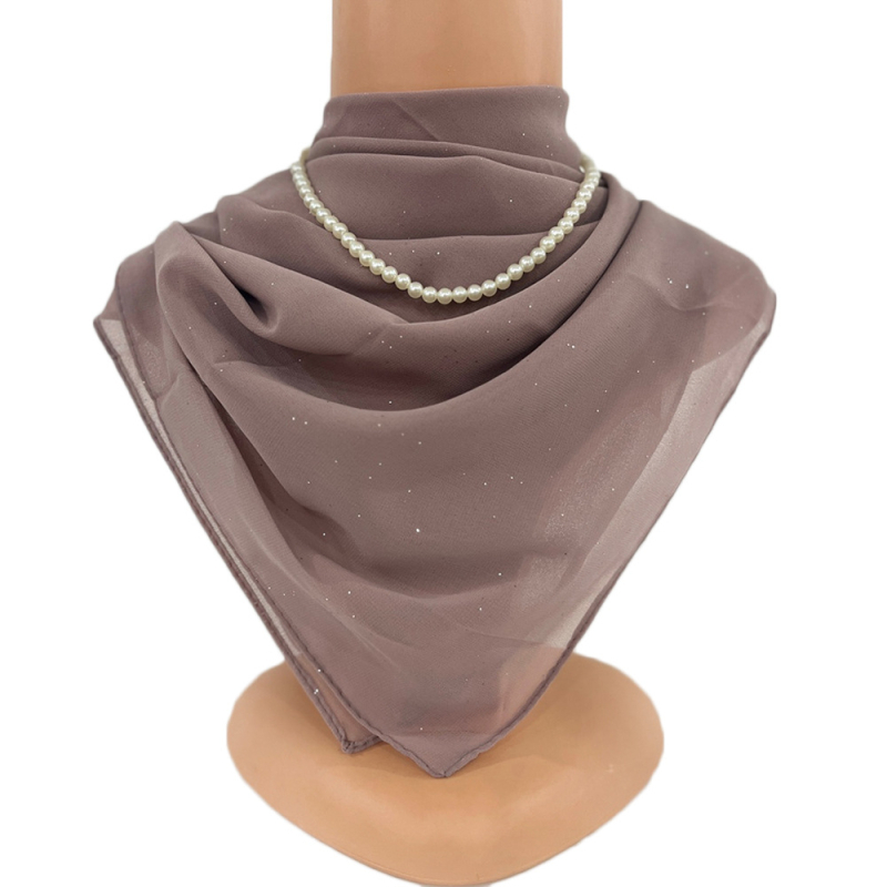 Chiffon négyszögletű sál - egész éves használatra, bemutató 2023 nyarán